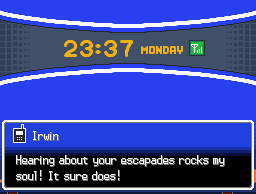 Irwin 'E' Response
