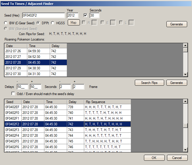 DPP Seed to Time Window Result