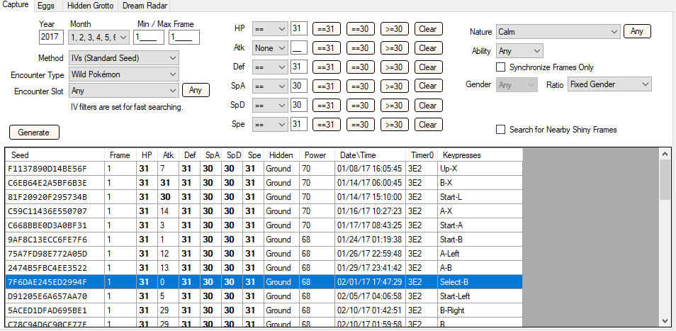 time finder results