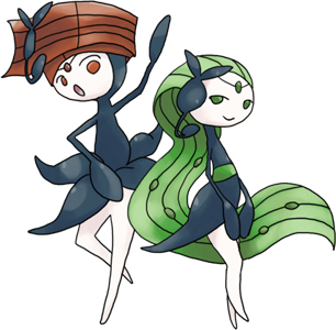 Steel / Normal Type Meloetta I made for an art event on Smogon : r