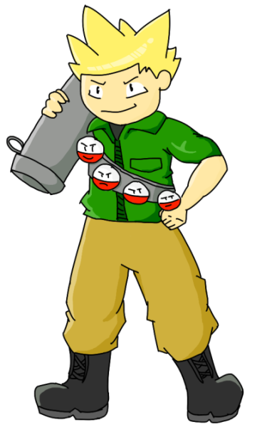 Lt. Surge dressed up for war