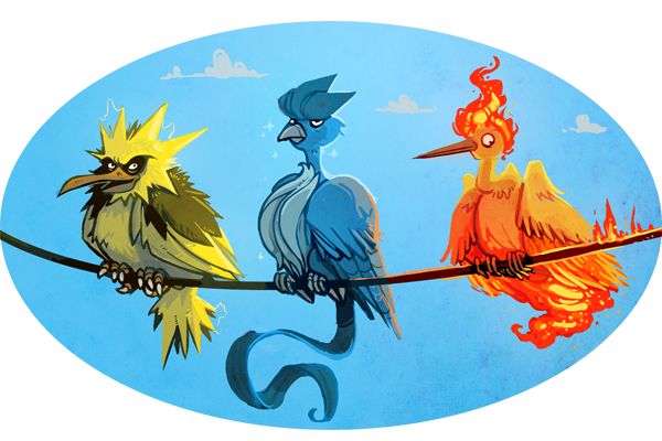 Legendary Birds • Articuno, Zapdos, Moltres • Competitive • 6IVs